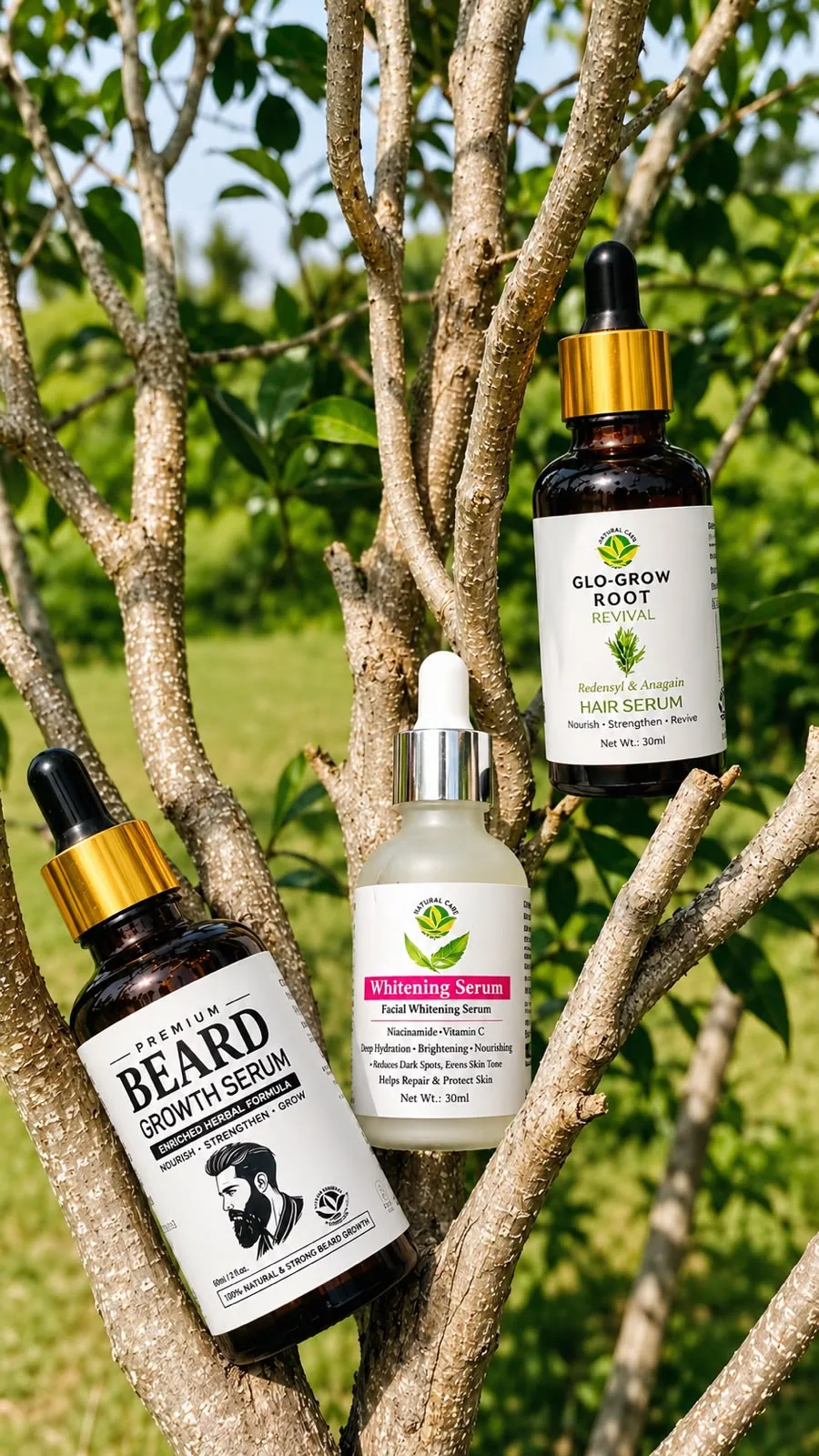 Serums and oils manufactured by Planner Brands Solutions
