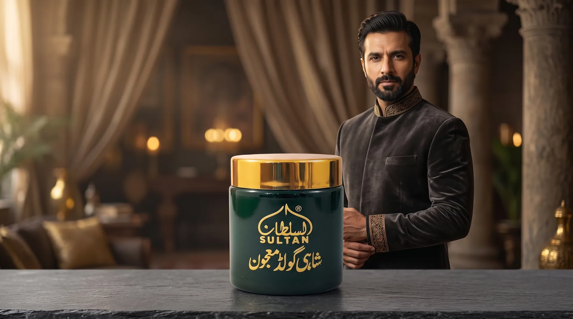 Sultan Shahi Gold Majoon in use